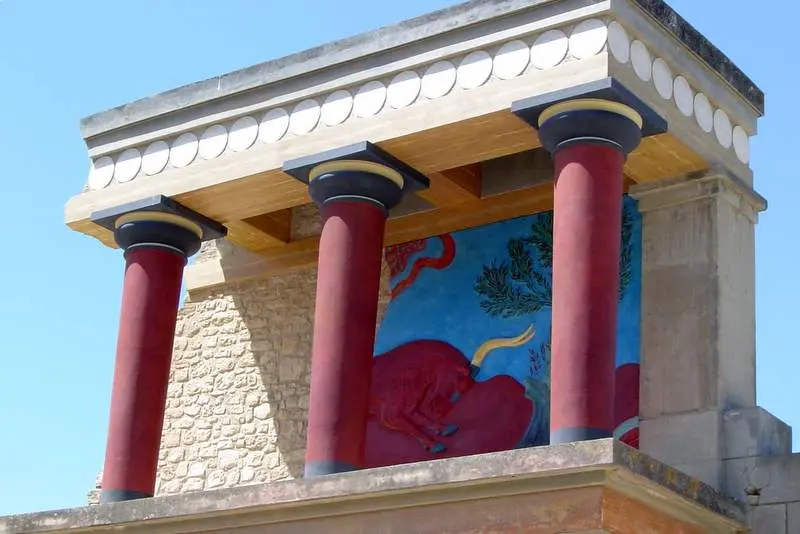 克诺索斯宫（迷宫）遗址，克里特岛，约公元前1700-前1450年