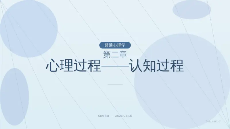 第二章 心理过程——认知过程（普通心理学）|8 Layer